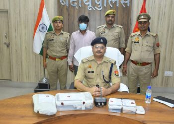 बिसौली में बंद घर से चोरी के मामले में आरोपी गिरफ्तार और माल बरामद